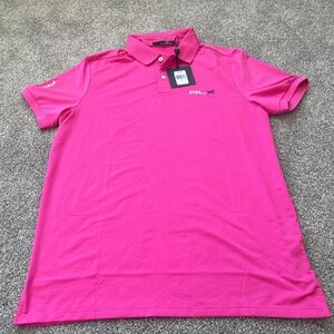 Ralph Lauren RLX Bright Pink Polo Shirt